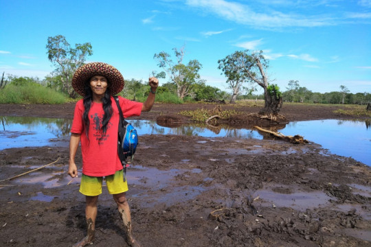 Direktur Eksekutif Walhi Kalsel dan Koordinator Simpul Jaringan Pantau Gambut Kalsel ©Pantau Gambut