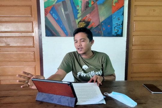 Direktur Eksekutif Walhi Sumsel dan Koordinator Simpul Jaringan Pantau Gambut Sumsel ©Gatra