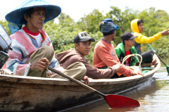 Menilik potensi lahan gambut di Mantangai Hulu. © Nadine Zamira