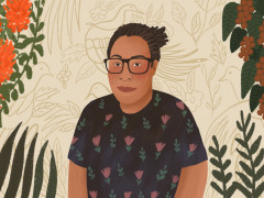 Esther Haluk, feminis Papua Barat dan pengajar di STT Walter Post Jayapura ©Pantau Gambut